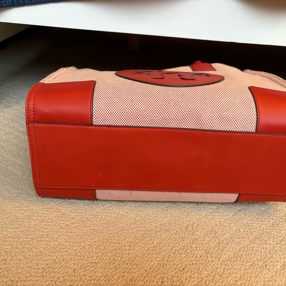 Tory Burch Small Ella Tote - Red - Picture 6 of 7